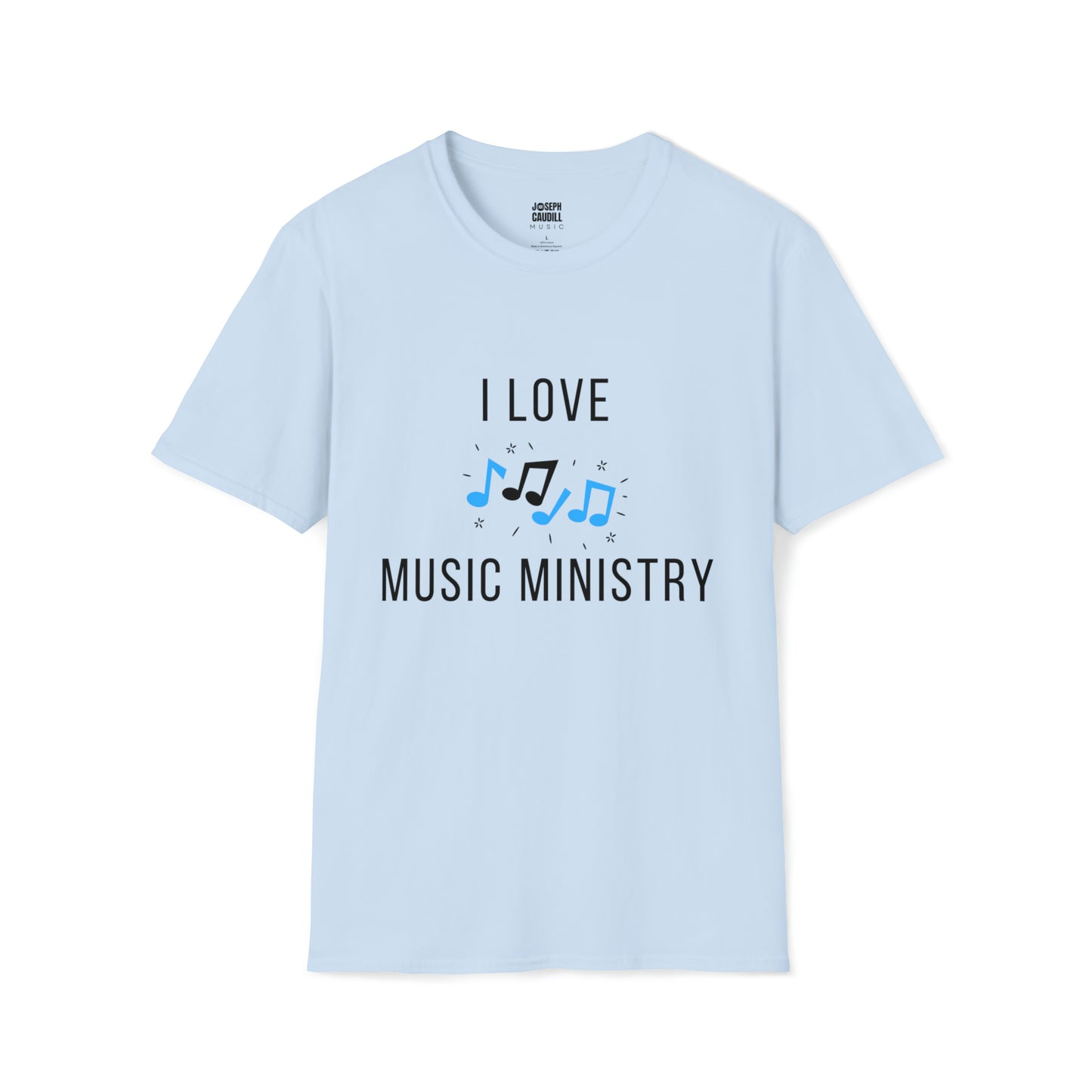 I Love Music Ministry Unisex Softstyle T-Shirt