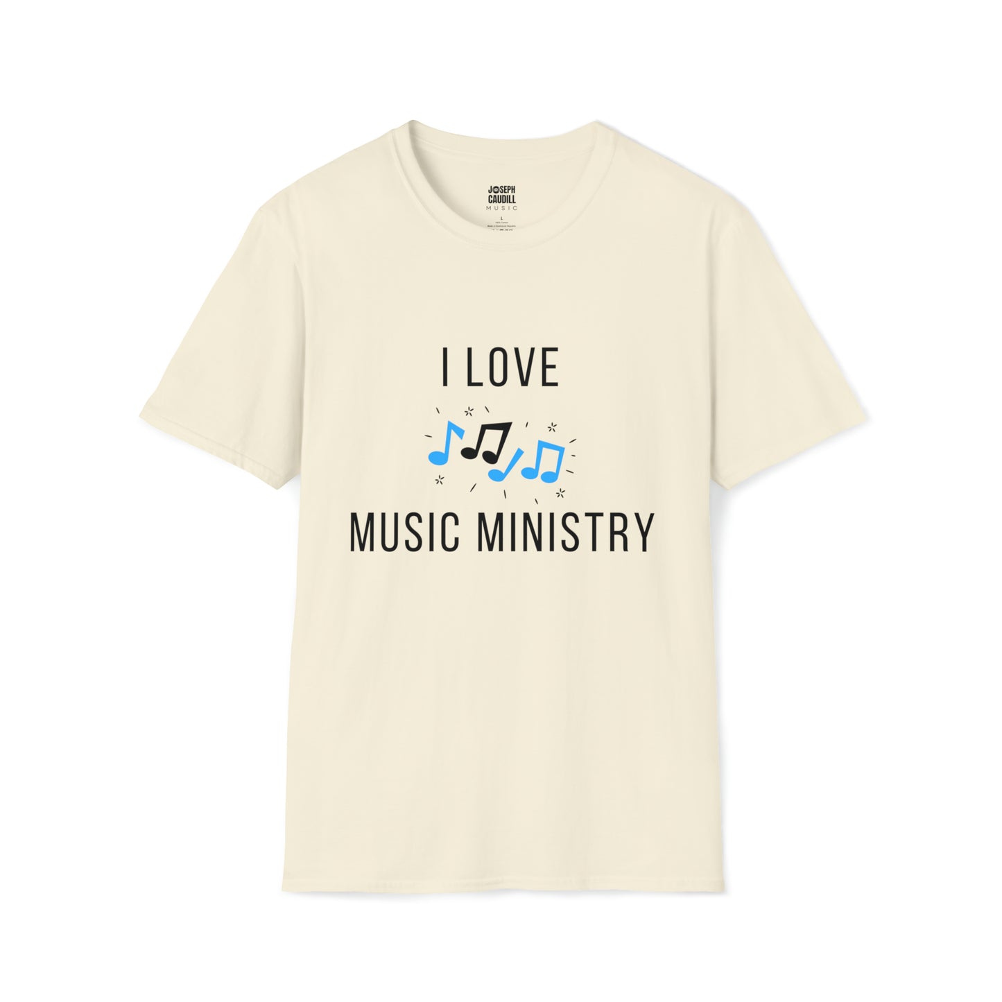 I Love Music Ministry Unisex Softstyle T-Shirt