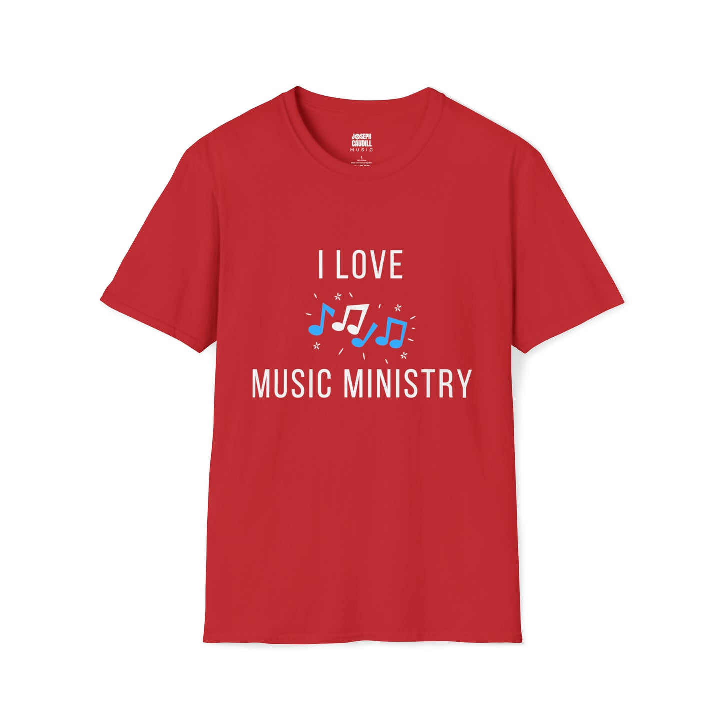 I Love Music Ministry Unisex Softstyle T-Shirt