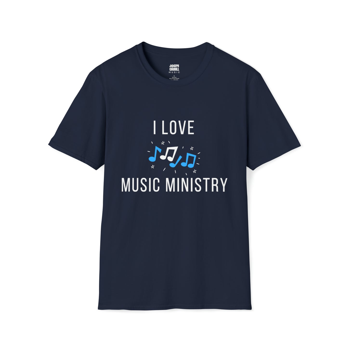 I Love Music Ministry Unisex Softstyle T-Shirt