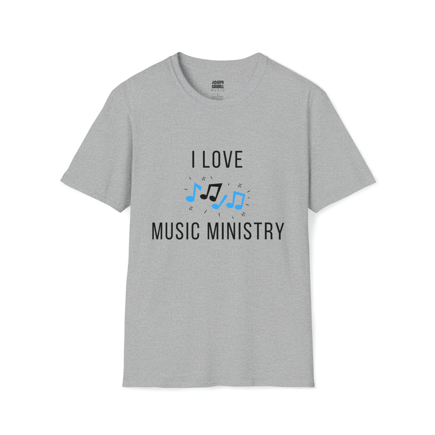 I Love Music Ministry Unisex Softstyle T-Shirt