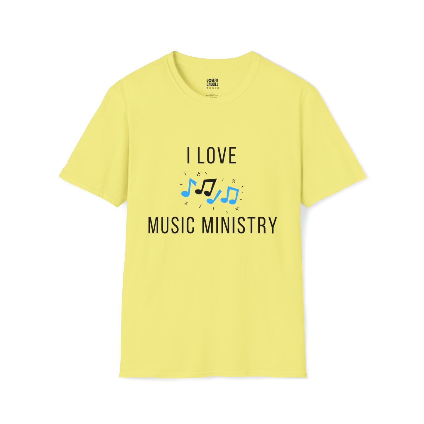 I Love Music Ministry Unisex Softstyle T-Shirt